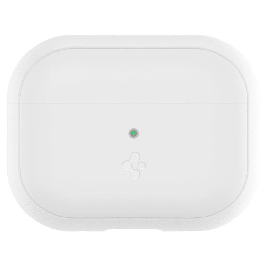 Husa Spigen Silicone Fit Strap compatibila cu Apple AirPods Pro / Pro 2 White/Grey (Ingredi, ACS05811) by www.silkase.ro
