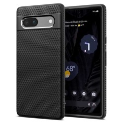 Husa Spigen Liquid Air pentru Google Pixel 7a, culoare negru