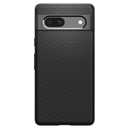 Husa Spigen Liquid Air pentru Google Pixel 7a, culoare negru (Pixel 7a, ACS05815) by www.silkase.ro