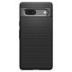 Husa Spigen Liquid Air pentru Google Pixel 7a, culoare negru (Pixel 7a, ACS05815) by www.silkase.ro