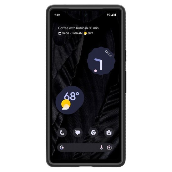 Husa Spigen Liquid Air pentru Google Pixel 7a, culoare negru (Pixel 7a, ACS05815) by www.silkase.ro