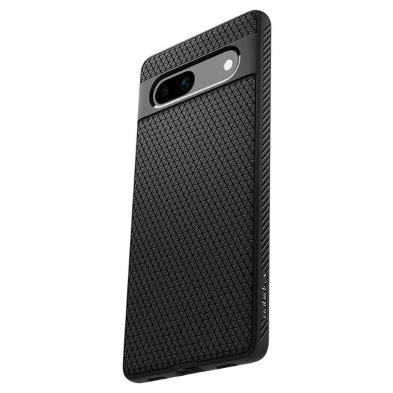 Husa Spigen Liquid Air pentru Google Pixel 7a, culoare negru (Pixel 7a, ACS05815) by www.silkase.ro