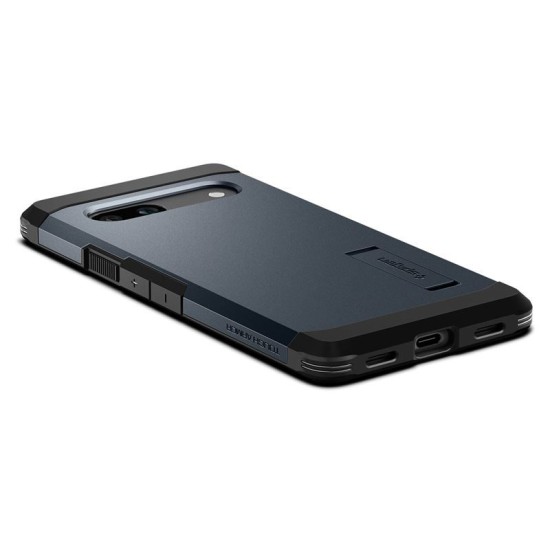 Husa Spigen Tough Armor pentru Google Pixel 7a, culoare gri metalic inchis (Spigen, Pixel 7a) by www.silkase.ro Husa Spigen Tough Armor pentru Google Pixel 7a, culoare gri metalic inchis (Pixel 7a, ACS05820) by www.silkase.ro