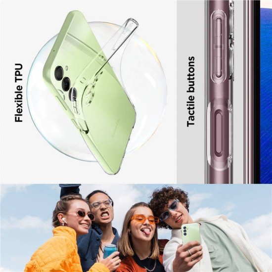 Husa Spigen Liquid Crystal compatibila cu Samsung Galaxy A14 5G Crystal Clear (Spigen, A14 5G) by www.silkase.ro Husa Spigen Liquid Crystal compatibila cu Samsung Galaxy A14 5G Crystal Clear (A14 5G, ACS05849) by www.silkase.ro
