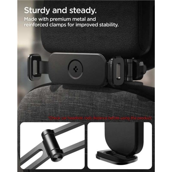 Suport auto universal pentru tableta Spigen OneTap (prindere pe tetiera), negru (Spigen, Ingredi) by www.silkase.ro Suport auto universal pentru tableta Spigen OneTap (prindere pe tetiera), negru (Suport auto, ACP05862) by www.silkase.ro