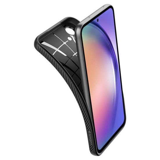 Husa Spigen Liquid Air pentru Samsung Galaxy A54 5G Negru Mat (A54, ACS05885) by www.silkase.ro