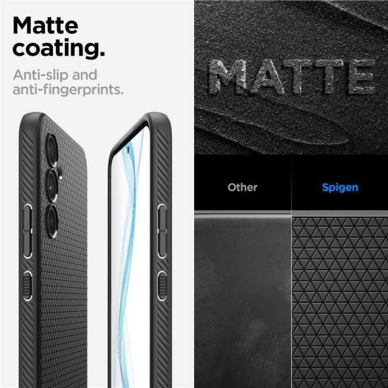 Husa Spigen Liquid Air pentru Samsung Galaxy A54 5G Negru Mat (A54, ACS05885) by www.silkase.ro