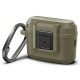 Husa Spigen Lock Fit compatibila cu Apple AirPods Pro / Pro 2 Khaki (Ingredi, ACS05911) by www.silkase.ro
