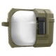 Husa Spigen Lock Fit compatibila cu Apple AirPods Pro / Pro 2 Khaki (Ingredi, ACS05911) by www.silkase.ro