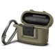 Husa Spigen Lock Fit compatibila cu Apple AirPods Pro / Pro 2 Khaki (Ingredi, ACS05911) by www.silkase.ro
