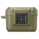 Husa Spigen Lock Fit compatibila cu Apple AirPods Pro / Pro 2 Khaki (Ingredi, ACS05911) by www.silkase.ro