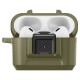 Husa Spigen Lock Fit compatibila cu Apple AirPods Pro / Pro 2 Khaki (Ingredi, ACS05911) by www.silkase.ro