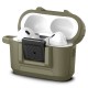 Husa Spigen Lock Fit compatibila cu Apple AirPods Pro / Pro 2 Khaki (Ingredi, ACS05911) by www.silkase.ro