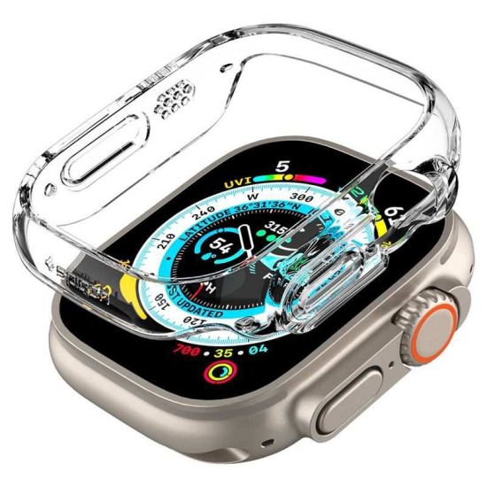 Husa Spigen Thin Fit compatibila cu Apple Watch Ultra 49mm Crystal Clear (Spigen, Ingredi) by www.silkase.ro Husa Spigen Thin Fit compatibila cu Apple Watch Ultra 49mm Crystal Clear (Ingredi, ACS05917) by www.silkase.ro