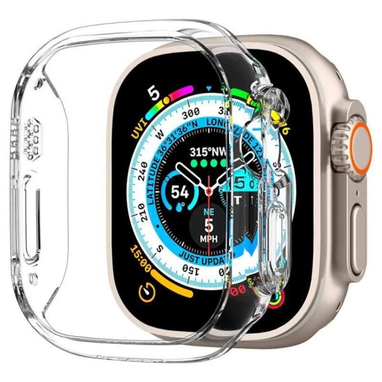 Husa Spigen Thin Fit compatibila cu Apple Watch Ultra 49mm Crystal Clear (Spigen, Ingredi) by www.silkase.ro Husa Spigen Thin Fit compatibila cu Apple Watch Ultra 49mm Crystal Clear (Ingredi, ACS05917) by www.silkase.ro