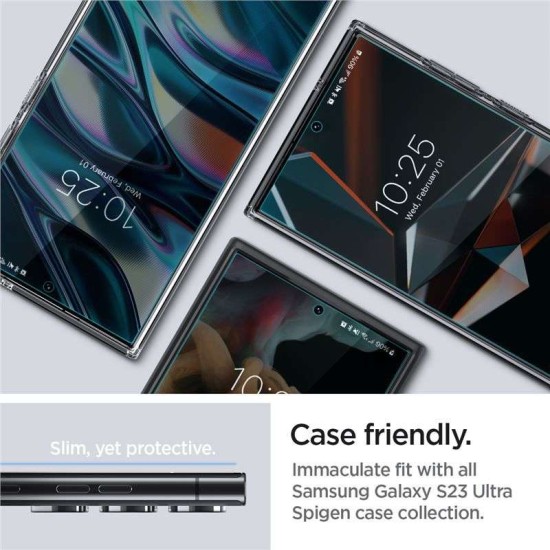 Set 2 folii protectie TPU Case friendly Spigen Neo Flex compatibil cu Samsung Galaxy S23 Ultra (Ingredi, AFL05943) by www.silkase.ro
