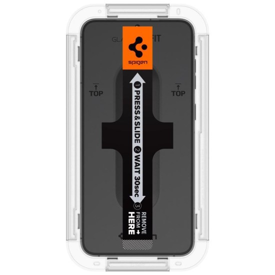 Set 2 folii sticla cu sistem de montare Case friendly Spigen GLAStR EZ FIT compatibil cu Samsung Galaxy S23 Plus (Ingredi, AGL05952) by www.silkase.ro
