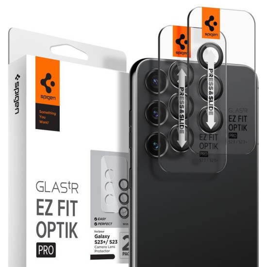 Set 2 Folii de protectie camera Spigen Optik.TR pentru Samsung Galaxy S23/S23+ Plus/S24 Negru (Spigen, Ingredi) by www.silkase.ro Set 2 Folii de protectie camera Spigen Optik.TR pentru Samsung Galaxy S23/S23+ Plus/S24 Negru (Ingredi, AGL05962) by www.silkase.ro