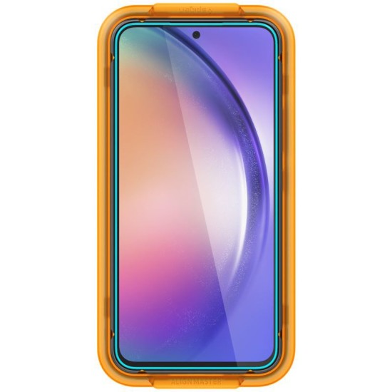 Set 2 folii sticla transparente cu sistem de montare Case friendly Spigen ALM GLAStR compatibil cu Samsung Galaxy A54 5G (Spigen, Ingredi) by www.silkase.ro Set 2 folii sticla transparente cu sistem de montare Case friendly Spigen ALM GLAStR compatibil cu Samsung Galaxy A54 5G (Ingredi, AGL05966) by www.silkase.ro
