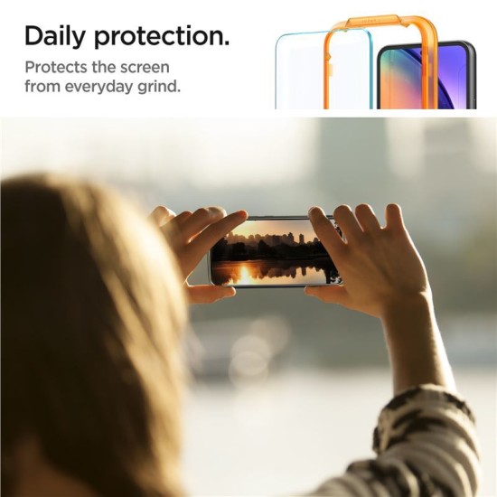 Set 2 folii sticla transparente cu sistem de montare Case friendly Spigen ALM GLAStR compatibil cu Samsung Galaxy A54 5G (Spigen, Ingredi) by www.silkase.ro Set 2 folii sticla transparente cu sistem de montare Case friendly Spigen ALM GLAStR compatibil cu Samsung Galaxy A54 5G (Ingredi, AGL05966) by www.silkase.ro