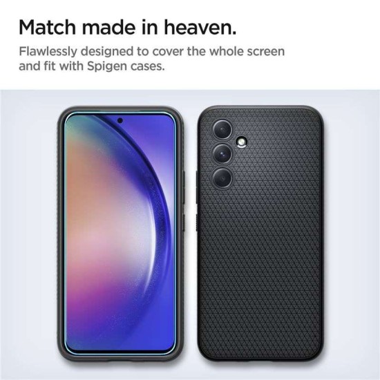 Set 2 folii sticla transparente cu sistem de montare Case friendly Spigen ALM GLAStR compatibil cu Samsung Galaxy A54 5G (Spigen, Ingredi) by www.silkase.ro Set 2 folii sticla transparente cu sistem de montare Case friendly Spigen ALM GLAStR compatibil cu Samsung Galaxy A54 5G (Ingredi, AGL05966) by www.silkase.ro
