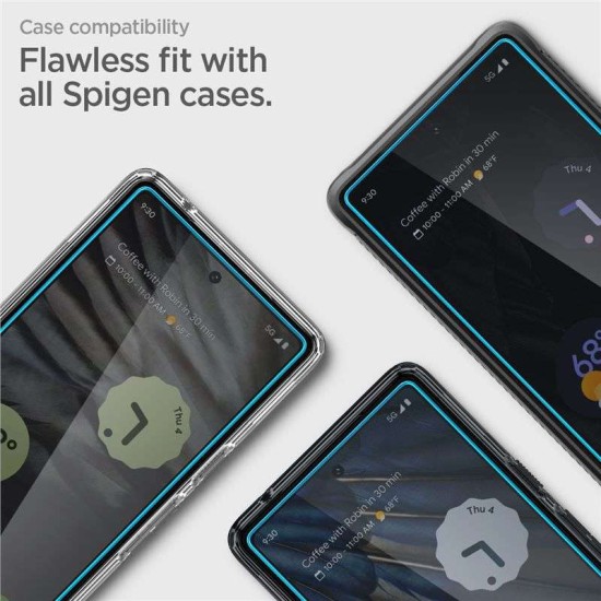 Set 2 folii sticla Spigen Glass Align Master pentru Google Pixel 7a, culoare tranparent (Spigen, Pixel 7a) by www.silkase.ro Set 2 folii sticla Spigen Glass Align Master pentru Google Pixel 7a, culoare tranparent (Pixel 7a, AGL05968) by www.silkase.ro