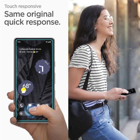 Set 2 folii sticla Spigen Glass Align Master pentru Google Pixel 7a, culoare tranparent (Spigen, Pixel 7a) by www.silkase.ro Set 2 folii sticla Spigen Glass Align Master pentru Google Pixel 7a, culoare tranparent (Pixel 7a, AGL05968) by www.silkase.ro