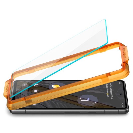 Set 2 folii sticla Spigen Glass Align Master pentru Google Pixel 7a, culoare tranparent (Spigen, Pixel 7a) by www.silkase.ro Set 2 folii sticla Spigen Glass Align Master pentru Google Pixel 7a, culoare tranparent (Pixel 7a, AGL05968) by www.silkase.ro