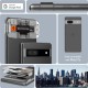 Set 2 protectii sticla camera foto Spigen Optik EZ FIT compatibil cu Google Pixel 7a Black (Ingredi, AGL05970) by www.silkase.ro