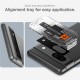 Set 2 protectii sticla camera foto Spigen Optik EZ FIT compatibil cu Google Pixel 7a Black (Ingredi, AGL05970) by www.silkase.ro