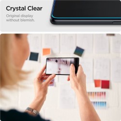 Pachet 2 x Folie Sticla Securizata Spigen Glas.tr Slim Compatibila Cu Samsung Galaxy A14 5G, Transparenta