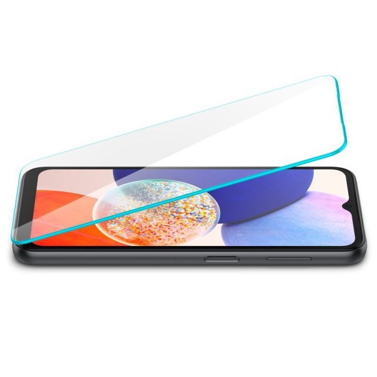 Pachet 2 x Folie Sticla Securizata Spigen Glas.tr Slim Compatibila Cu Samsung Galaxy A14 5G, Transparenta (Spigen, Ingredi) by www.silkase.ro Pachet 2 x Folie Sticla Securizata Spigen Glas.tr Slim Compatibila Cu Samsung Galaxy A14 5G, Transparenta (Ingredi, AGL05971) by www.silkase.ro