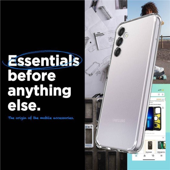 Husa Spigen Ultra Hybrid compatibila cu Samsung Galaxy A14 4G Crystal Clear (Spigen, A14 5G) by www.silkase.ro Husa Spigen Ultra Hybrid compatibila cu Samsung Galaxy A14 4G Crystal Clear (A14 5G, ACS05975) by www.silkase.ro