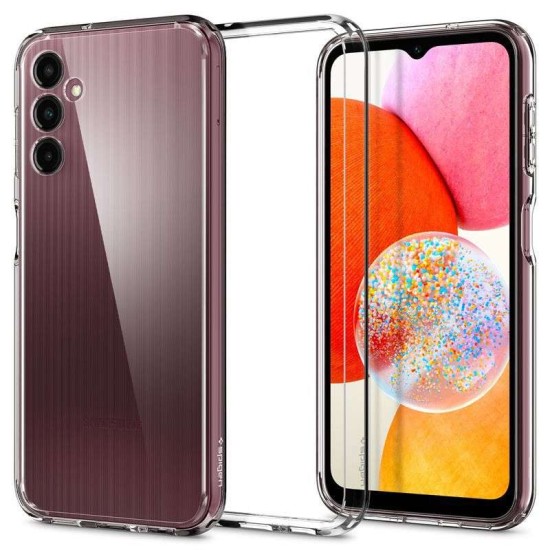 Husa Spigen Ultra Hybrid compatibila cu Samsung Galaxy A14 4G Crystal Clear (Spigen, A14 5G) by www.silkase.ro Husa Spigen Ultra Hybrid compatibila cu Samsung Galaxy A14 4G Crystal Clear (A14 5G, ACS05975) by www.silkase.ro