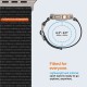 Curea Spigen DuraPro Flex Ultra compatibila cu Apple Watch 4/5/6/7/8/9/SE/Ultra1/2 42/44/45/49mm Black (Ingredi, AMP05981) by www.silkase.ro