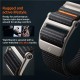 Curea Spigen DuraPro Flex Ultra compatibila cu Apple Watch 4/5/6/7/8/9/SE/Ultra1/2 42/44/45/49mm Black (Ingredi, AMP05981) by www.silkase.ro