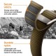 Curea Spigen DuraPro Flex Ultra compatibila cu Apple Watch 4/5/6/7/8/9/SE/Ultra1/2 42/44/45/49mm Khaki (Ingredi, AMP05982) by www.silkase.ro