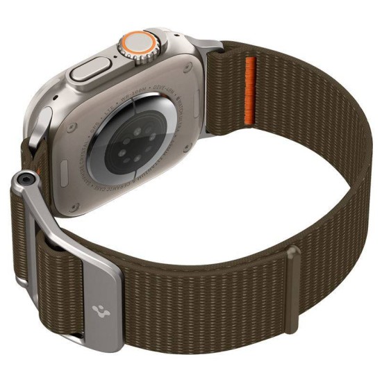 Curea Spigen DuraPro Flex Ultra compatibila cu Apple Watch 4/5/6/7/8/9/SE/Ultra1/2 42/44/45/49mm Khaki (Ingredi, AMP05982) by www.silkase.ro
