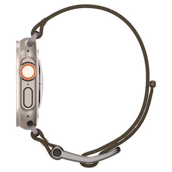 Curea Spigen DuraPro Flex Ultra compatibila cu Apple Watch 4/5/6/7/8/9/SE/Ultra1/2 42/44/45/49mm Khaki (Ingredi, AMP05982) by www.silkase.ro