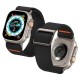 Curea pentru Apple Watch 1/2/3/4/5/6/7/8/9/10/SE/SE 2/Ultra/Ultra 2 (42/44/45/46/49mm) - Spigen Fit Lite Ultra - Black (Ingredi, AMP05983) by www.silkase.ro