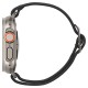 Curea pentru Apple Watch 1/2/3/4/5/6/7/8/9/10/SE/SE 2/Ultra/Ultra 2 (42/44/45/46/49mm) - Spigen Fit Lite Ultra - Black (Ingredi, AMP05983) by www.silkase.ro