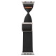 Curea pentru Apple Watch 1/2/3/4/5/6/7/8/9/10/SE/SE 2/Ultra/Ultra 2 (42/44/45/46/49mm) - Spigen Fit Lite Ultra - Black (Ingredi, AMP05983) by www.silkase.ro