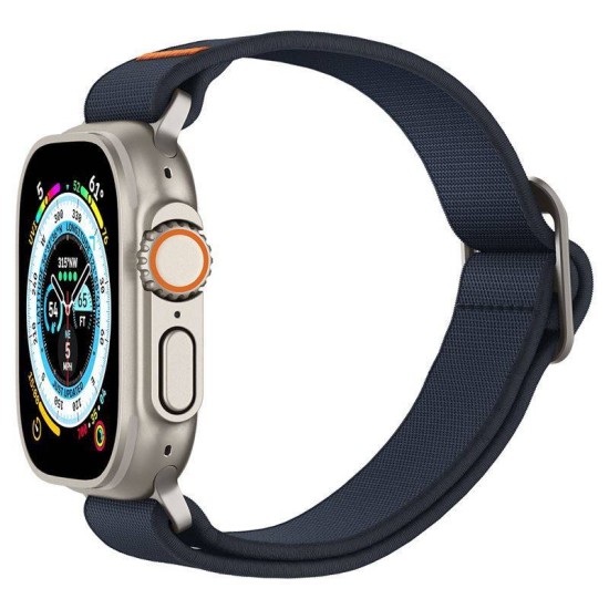 Curea Spigen Fit Lite Ultra compatibila cu Apple Watch 4/5/6/7/8/SE/Ultra 42/44/45/49mm Navy (Ingredi, AMP05984) by www.silkase.ro
