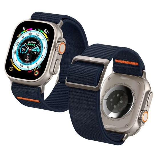 Curea Spigen Fit Lite Ultra compatibila cu Apple Watch 4/5/6/7/8/SE/Ultra 42/44/45/49mm Navy (Ingredi, AMP05984) by www.silkase.ro