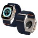 Curea Spigen Fit Lite Ultra compatibila cu Apple Watch 4/5/6/7/8/SE/Ultra 42/44/45/49mm Navy (Ingredi, AMP05984) by www.silkase.ro