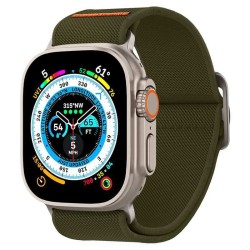 Curea Spigen Fit Lite Ultra compatibila cu Apple Watch 4/5/6/7/8/SE/Ultra 42/44/45/49mm Khaki