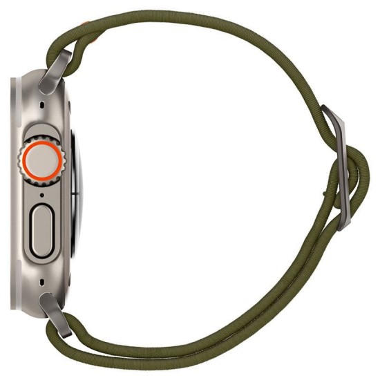 Curea Spigen Fit Lite Ultra compatibila cu Apple Watch 4/5/6/7/8/SE/Ultra 42/44/45/49mm Khaki (Ingredi, AMP05985) by www.silkase.ro