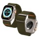 Curea Spigen Fit Lite Ultra compatibila cu Apple Watch 4/5/6/7/8/SE/Ultra 42/44/45/49mm Khaki (Ingredi, AMP05985) by www.silkase.ro