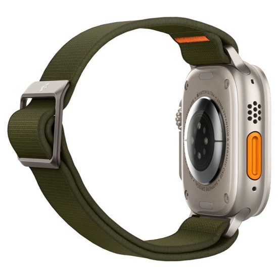 Curea Spigen Fit Lite Ultra compatibila cu Apple Watch 4/5/6/7/8/SE/Ultra 42/44/45/49mm Khaki (Ingredi, AMP05985) by www.silkase.ro