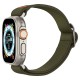Curea Spigen Fit Lite Ultra compatibila cu Apple Watch 4/5/6/7/8/SE/Ultra 42/44/45/49mm Khaki (Ingredi, AMP05985) by www.silkase.ro